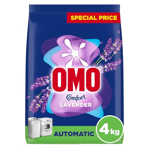 OMO Automatic Laundry Detergent Powder Lavender 4 kg Ultimate Colour Protection Even After 20 washes