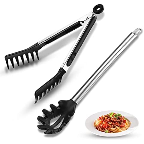 2 Pieces Spaghetti Spoon and Pasta Tong Cover