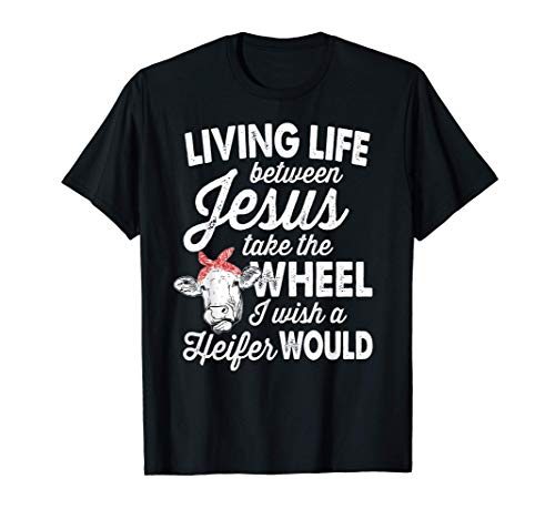 Christian i wish a heifer would cow lovers t-shirt t-sh…