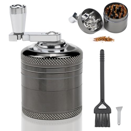 FSWWSF Molinillo Especias Molinillo Manual Grinder Manual Trituradora de Hierbas Grinder Metálico Manual Máquina de Moler para Hierbas,Especias