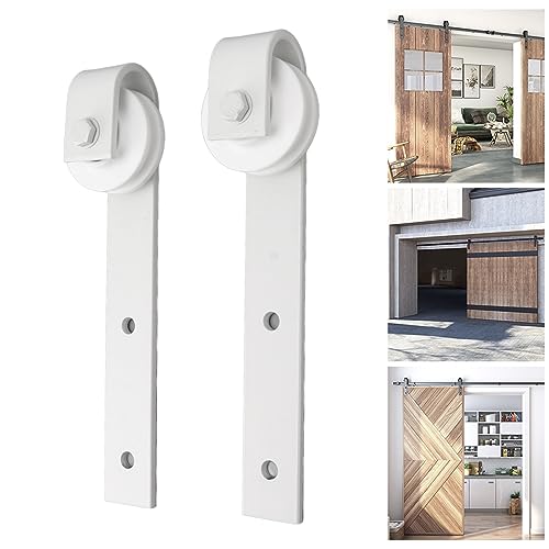 Kit de Rolos Deslizantes de Porta Sala de Estar Quarto de Estudo Roda Porta Deslizante Trilho de Por