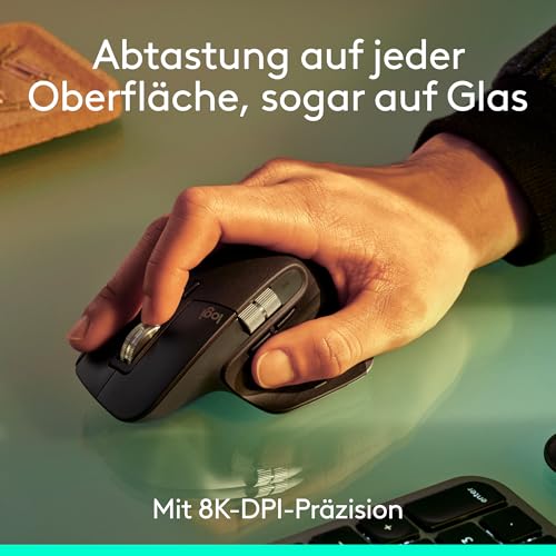 Logitech MX Master 3S 2025 – Bluetooth Kabellose Hochleistungs-Maus, ultraschnelles Scrollen, Erg... Ansicht 12