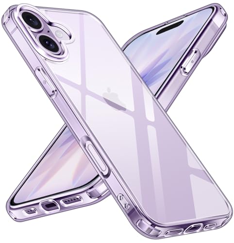 iVoler Cover Anti Ingiallimento per iPhone 17, [Antiurto di Grado Militare] HD Chiaro Custodia con Assorbimento degli Urti e Sottile Anti-Graffio Rigida Bumper Case