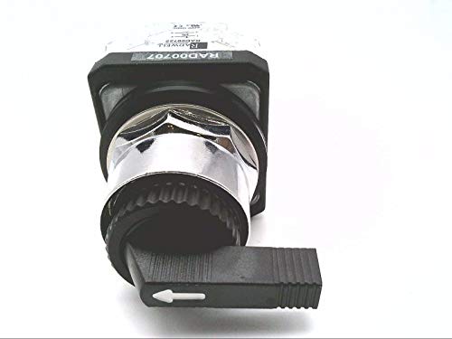 RADWELL VERIFIED SUBSTITUTE 9001KS53FBH13-SUB 1NO/1NC, SELECTOR Switch - 30MM SELECTOR Switch, Spring Return from Both, 3 Position, Extended Lever, Substitute for Schneider Electric 9001KS53FBH13