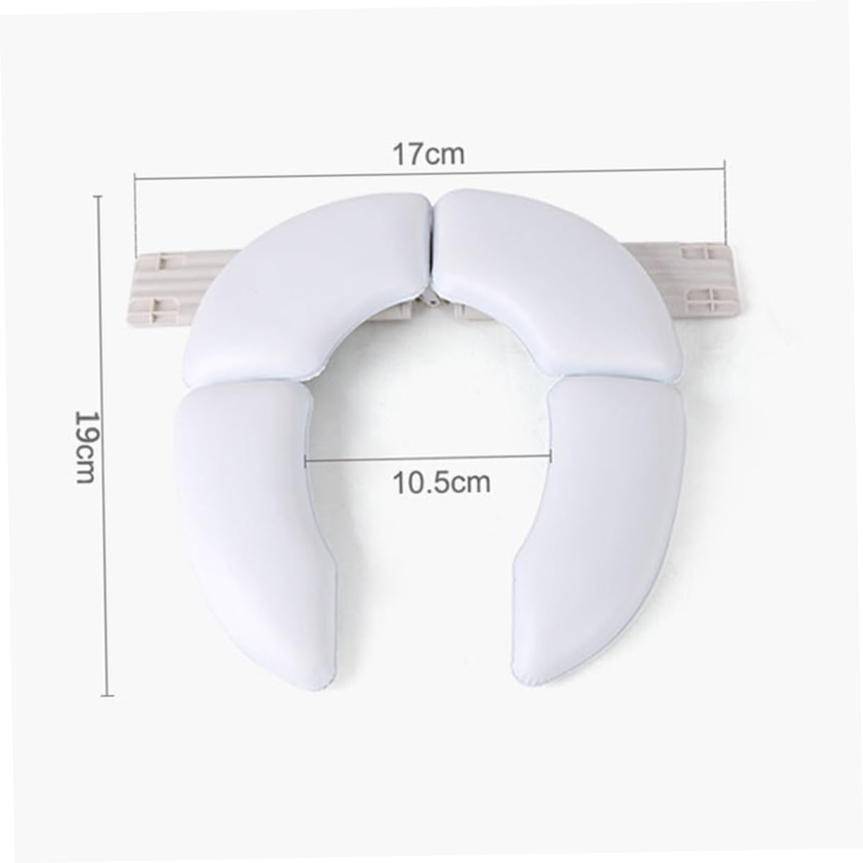 VICASKY Training Toilet Seats for Toddlers Boys and Girls Toilet Pad Portable Padded Toilet Seat White Easy to Grip