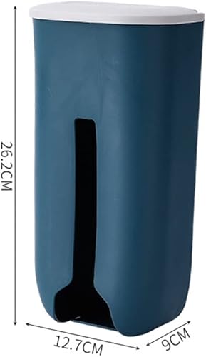 Miniatura 2 de UPKOCH Soporte para bolsas de plástico para colgar en la pared, dispensador de bolsas de comestibles, organizador plegable para bolsas de basura,