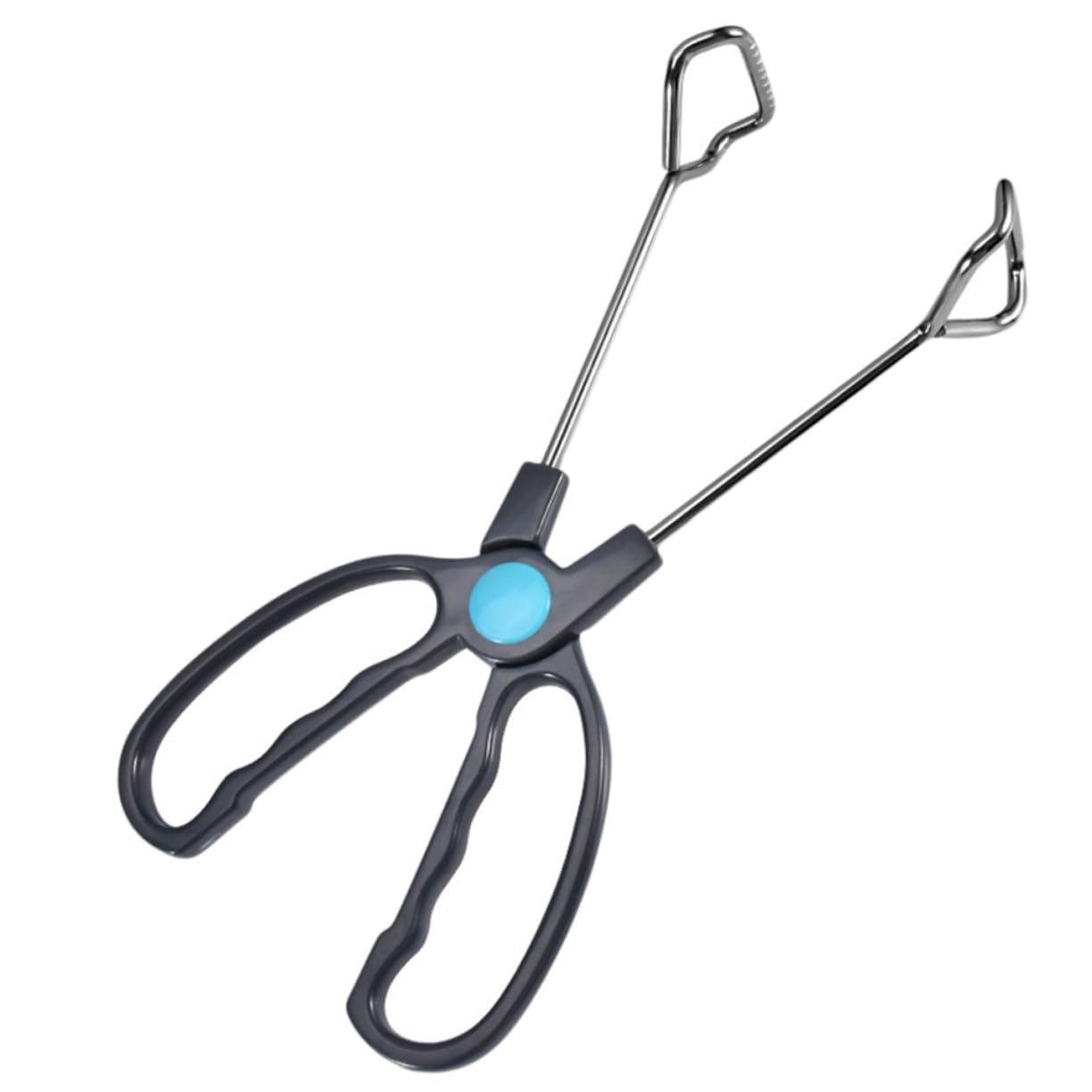 BESTonZON 1Pc Stainless Steel Kitchen Serving Tongs Bbq Food Clip for Grilling Roasting Versatile Tong for Bread Meat Salad More Easy to Clean for Picnics Barbecues