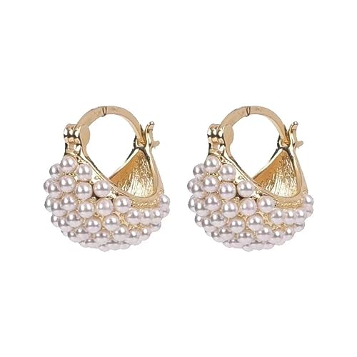 Boucles d'oreilles en perles le cadeau exquis et élégant