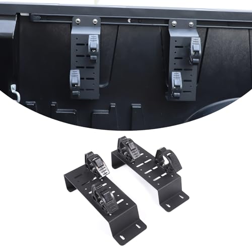 Carbon Steel Tool Carrier,Shovel Clamp Grip Holder Kit,Compatible with Toyota Tundra 2022 2023 2024,Cargo Trunk Sidebar Tool Holder,Steel Car Sidebar Cargo Net Organizer Holder