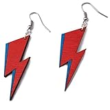 Lightning Bolt Dangle Earrings | Rock Star Eco-Friendly Fashion by Telestic Design