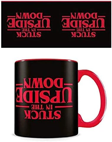 Stranger Things Ceramic Mug with Upside Down Stuck in The Upside Down Graphic in Presentation Box - Official Merchandise