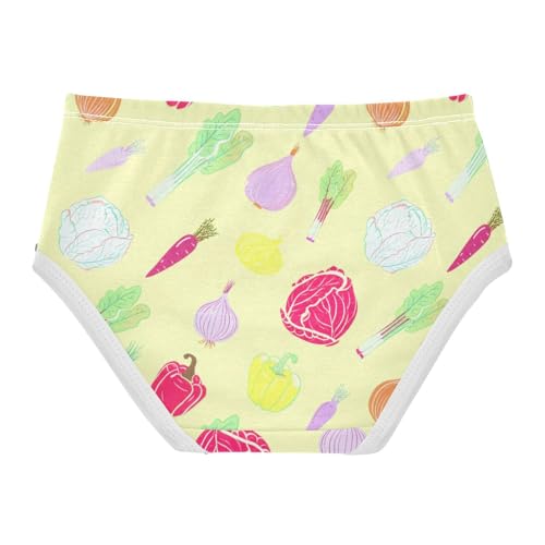 Girls' Underwear Vegetables Yellow Toddle Brief Panties 23025832