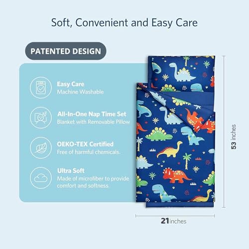 extra large toddler nap mat by cokouchyi toddler sleeping bag with removable pillow measures 53 x 21 x 15 inches sleeping mat ideal for daycare and preschool kindergarten