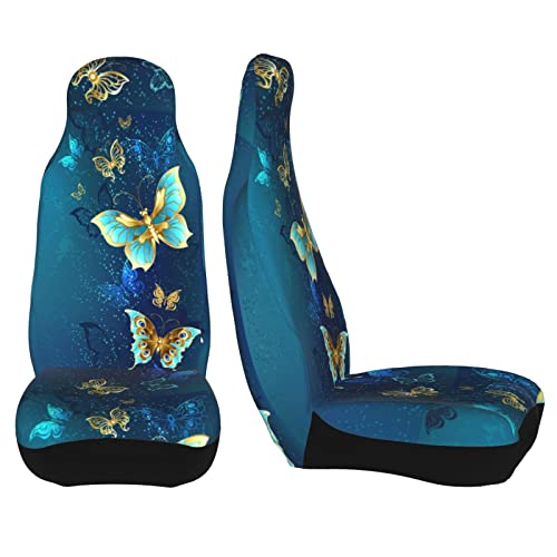 Couverture de selle papillon bleue ACEPrints housse selle cyclisme