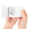 Professional Flip Book Kit by Oaktown Supply - 480 Sheets of Blank Flipbook Paper with Holes on the Side and Screws - Animation Creator Flip Books - for Creative Kids and Adults Who Like Drawing
