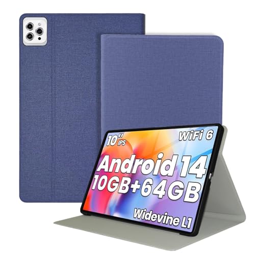 Tuotatop x13 �p �P�[�X �J�o�[ �ی�P�[�X �^�u���b�g�P�[�X�yNOUKAJU�z 10.1�C���` �^�u���b�g���[�P�[�X �y�� ���^ �ϏՌ� �����h�~ �X�^���h�@�\ �p�x���� (�u���[)