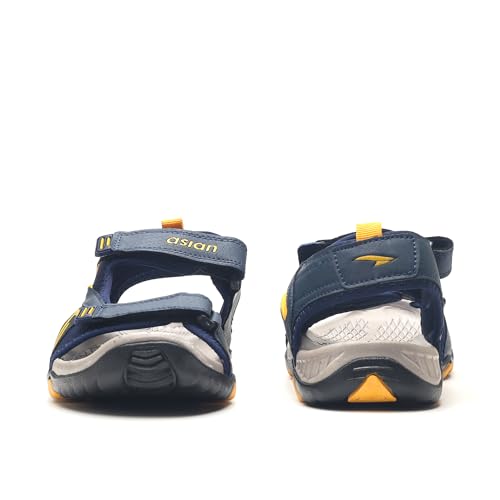 Image of ASIAN Mens VISTARA-26 Casual Sandals with adjustable velcro closure for easy wear with flexible fitting and trendy and stylish looks ideal for everyday use for mens as well as boys