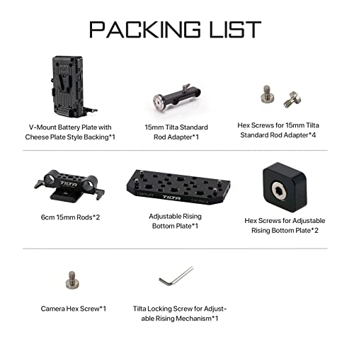 Image of Tilta Tiltaing V-Mount Battery Baseplate V2 Tilta Grey