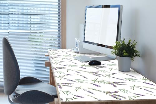 Couverture de bureau imperméable et facile à nettoyer en vinyle PVC