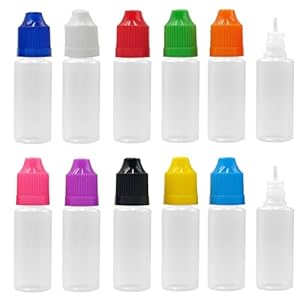 XIAONAN 100er Pack 20ml Kunststoffflaschen