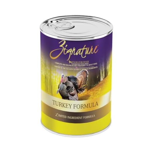 Zignature Turkey Formula Grain-Free Wet Dog Food 13oz, case of 12