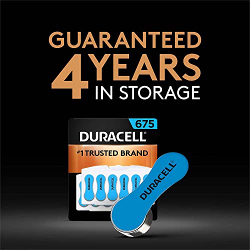 image for Duracell Hearing Aid Batteries Size 675 Blue long lasting battery with