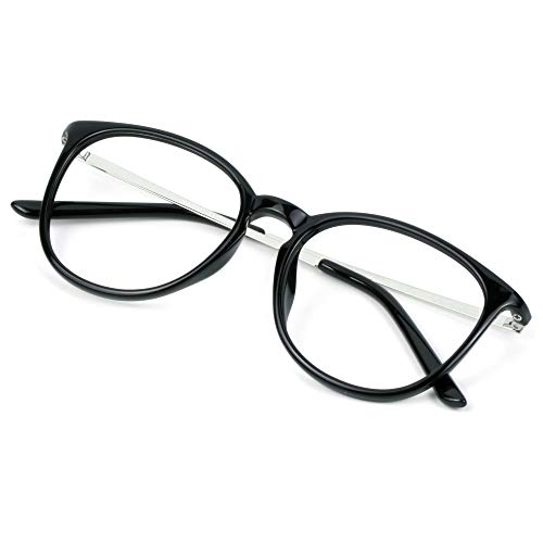 Image of VisionGlobal Blue Light Blocking Glasses for Women Men, Computer Reading, TV Glasses, Stylish Oval /Square Frame