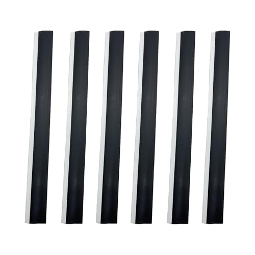6 Pcs Dustpan Edge Replacement, 26cm Garbage Shovel Rubber Lip Strip for Dustpan