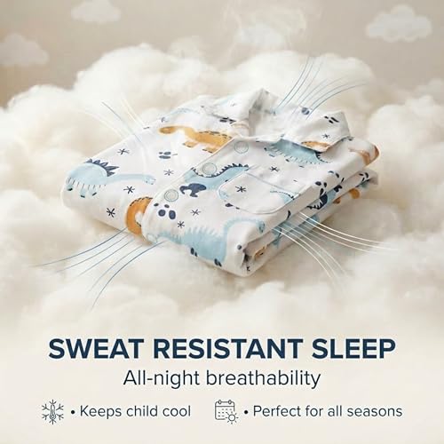 Image of The Mom Store Cotton Night Suit for Kids Boys and Girls | Breathable Night Dress for Kids Boys and Girls | Printed Pajama Set | All-Season Daily Use Sleepwear | Koala, Multi | 6-7Y | Pack of 3