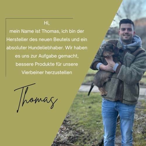 Geruchssicherer Hundekotbeutel - Aufbewahrungsbeutel inkl. 105 Kotbeutel - Gassibeutel - Hundesackerl - Kotbeutel - Hundetüte - Kackbeutel - Kottüte