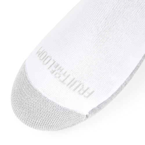 Fruit of the Loom Men's Dual Defense Low Cut Socks (12 Pack), White, Medium (6-12) - image 7