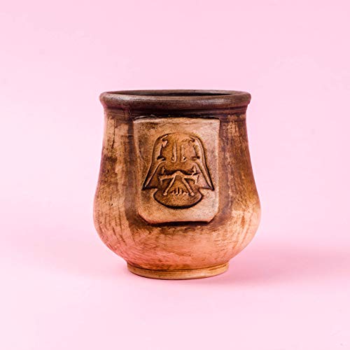 Coffee Mug Star Wars Darth Vader Handmade Pottery Mug 118 oz - Rustic Eco Friendly Cup