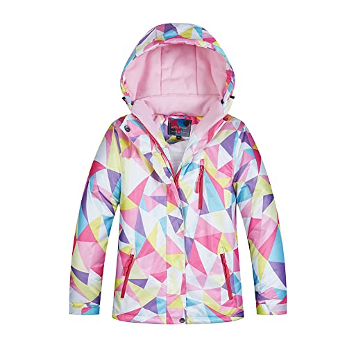 Image of Girls /Boys Snowsuits Hooded Insulated Windproof Winer Coats Ski Jacket Snow Pants Set