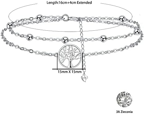 Pulsera Doble Cadena Plata 925 para Mujer 41gVd13XRJL. AC SR38. SL1000