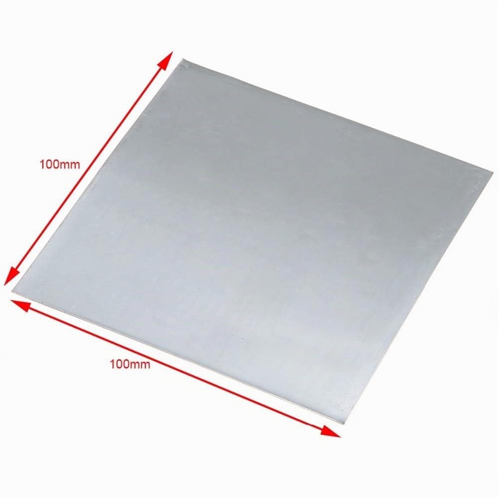 Without brand 1pc Haute pureté Feuille de Zinc Pur Zn Plate for Science Lab Chemical 100mmx100mmx0.2mm