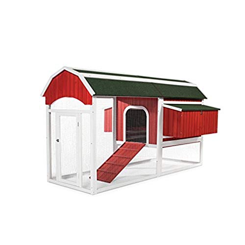 Prevue Pet Products 467 Large Barn Chicken Coop, Red
