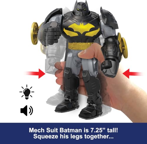 ​Mattel DC Premier Series 6.5in Scale Oversized Armored Batman | Action Figure with Battle Disc Launch, 12 Plus Phrases or Sounds Plus Light Effects - image 3