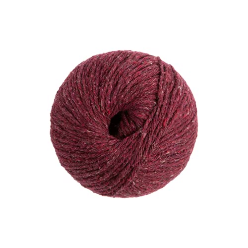 Wool Couture, Utterly Aran Yarn 50G Ball - Machine Washable Aran Weight Yarn - Blackberry, 1-Pack #TOP2