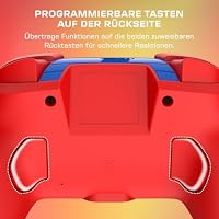 Turtle Beach Rematch Wireless Controller: Mario Bricks Reveal – Offiziell Lizenziert von Nintendo für Nintendo Switch 2 und 1 - C Button nicht vorhanden – Ansicht 6