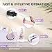 AKEYDIY Auto Tumbler Heat Press Machine, 30 OZ Tumbler Mug Heat Press Touch Screen, with Temp and Time Setting, Fast & Even Heating for 11-30oz Sublimation Tumblers, Mug, Cup (Purple Auto Mug Press)