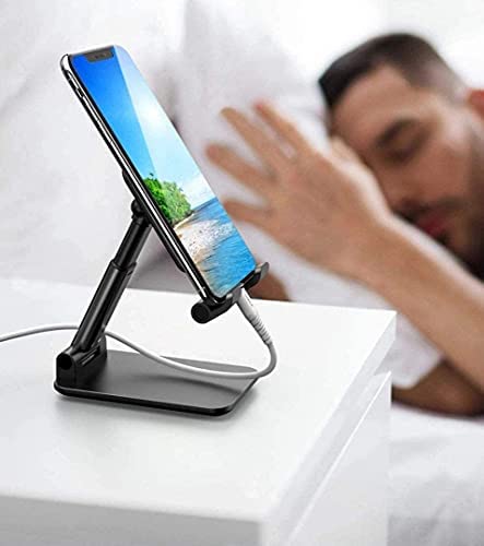 Suporte de Mesa para Celular Ajustável Articulado Tablet Smartphone (Preto) [Sky Dreams]