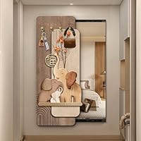 Amazon.co.jp: 鏡 壁掛け、壁掛けミラー、スライドレール付き全身鏡