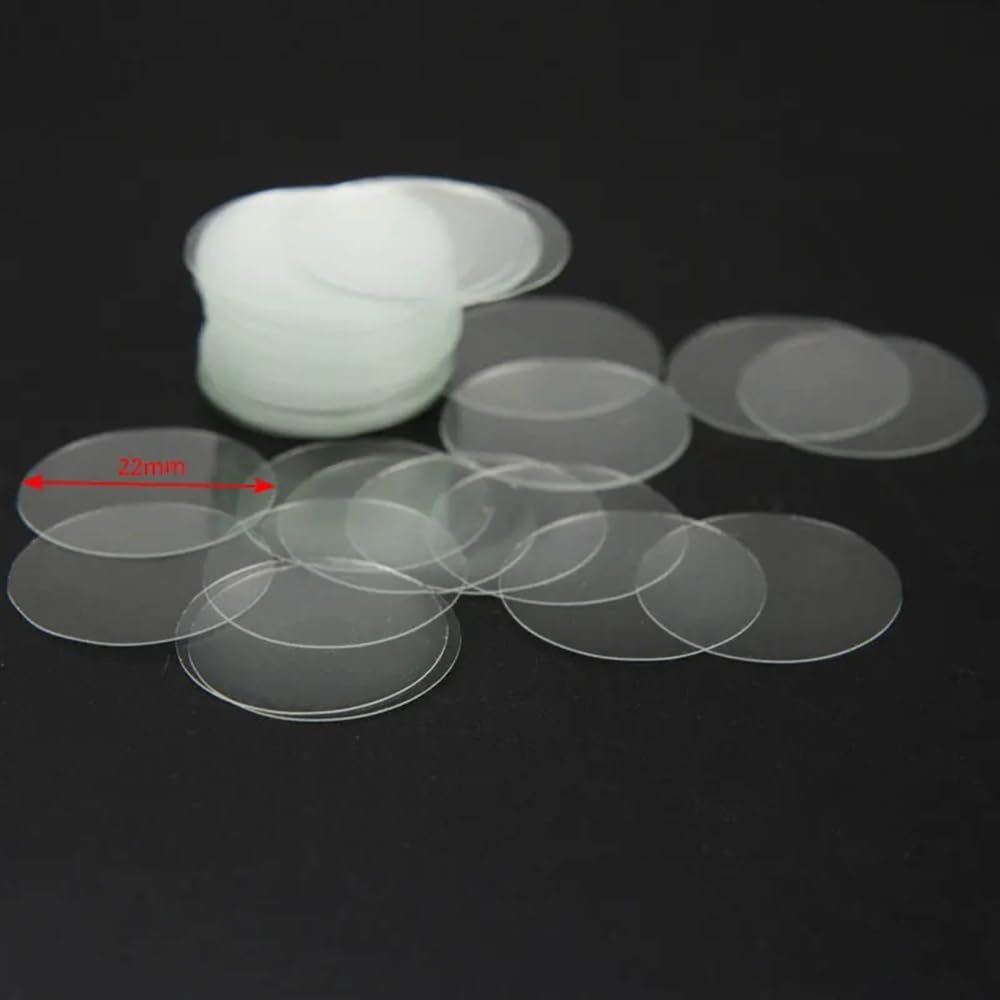 Akcesoria do mikroskopu laboratoryjnego Zestaw szkiełek mikroskopowych 20 mm 22 mm puste szkło Vernomia szkło szkło pokrywa slajdy slajdów 300 szt. 300 szt. (20 mm)