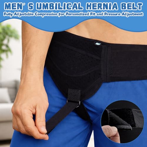 Faja para hernia inguinal ajustable para hombres y mujeres miniatura 4