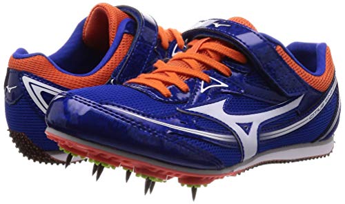 [ミズノ] 陸上スパイク シティウスウィング 2 ブルー×ホワイト×オレンジ 22.0 cm 2E 8枚目