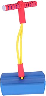 INOOMP Childrens Toy Brain Toy Bounce Toy Kids Jumping Toy Jumping Pogo Stick Foam Pogo Steppers Bounce Jumping Toy Kids Toy Fun Kids Sports Toy Pullover Spring Bat Fitness Blue Jump Rope