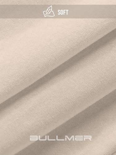 Image of BULLMER Trendy Half Sleeve Oversized Cotton Blend Crew Neck Tshirt for Men - Pack of 2