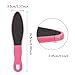 PPhtony 3pcs Foot File Callus Remover with Double-Sided Sand Paper Reusable Foot Scraper Pedicure Tool Foot Rasp Multi Purpose Feet Care Kit for Exfoliator Remover Dead Skin Hard Skin Calluse (Pink)