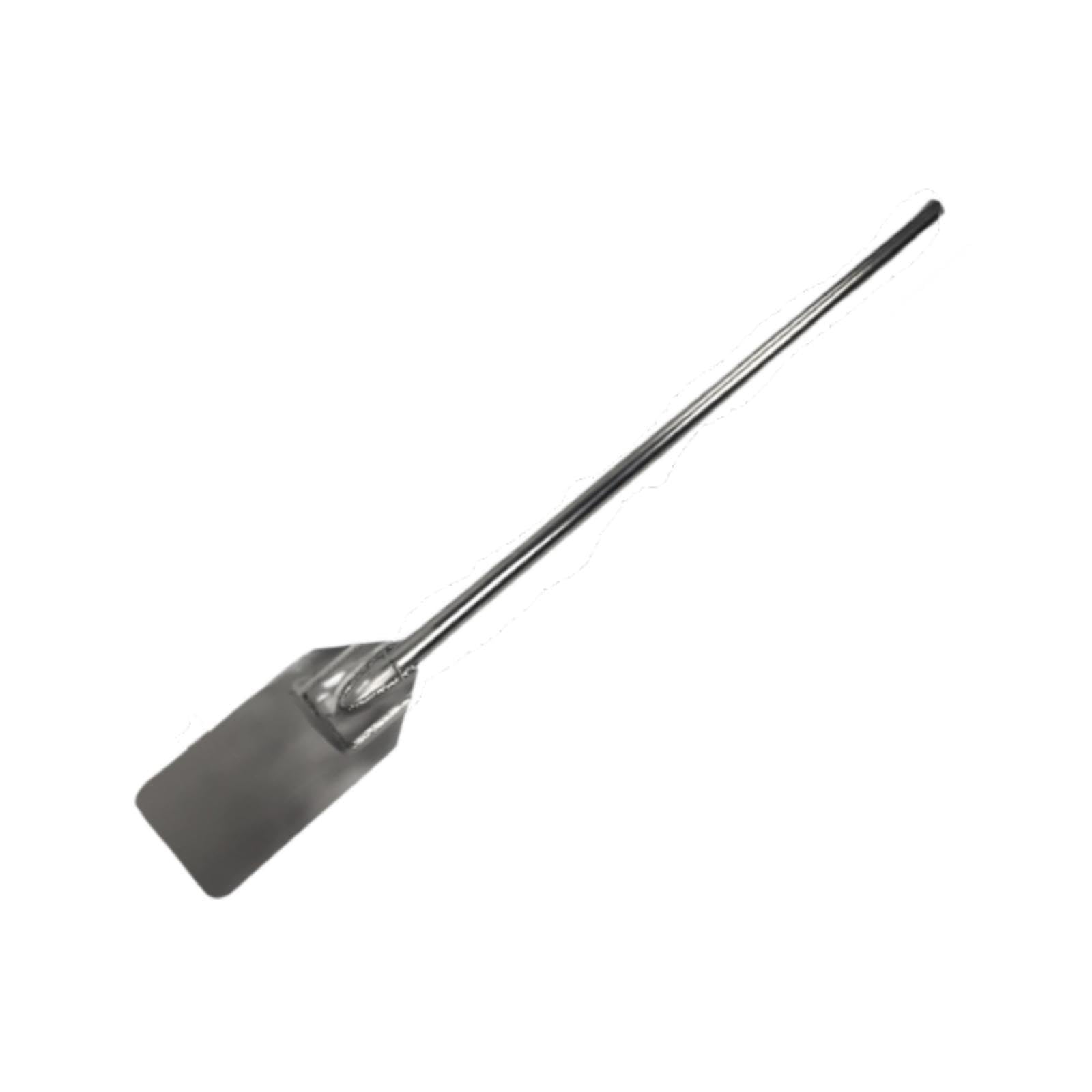 Paleta de Mezcla de Acero Inoxidable de Mango Largo Robusta para Remover Cuchara de Mezcla Plana Bastón para Cocina Profesional Adecuado para, 42 in