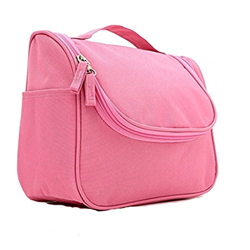 Worsendy Bolso Cosmético para Hombres y Mujeres Maquillaje resistente al agua Neceser de viaje Make Up maletín de cosmética constitución Bolsa Maquillaje Neceser pequeño 1 piezas9(Rosado)